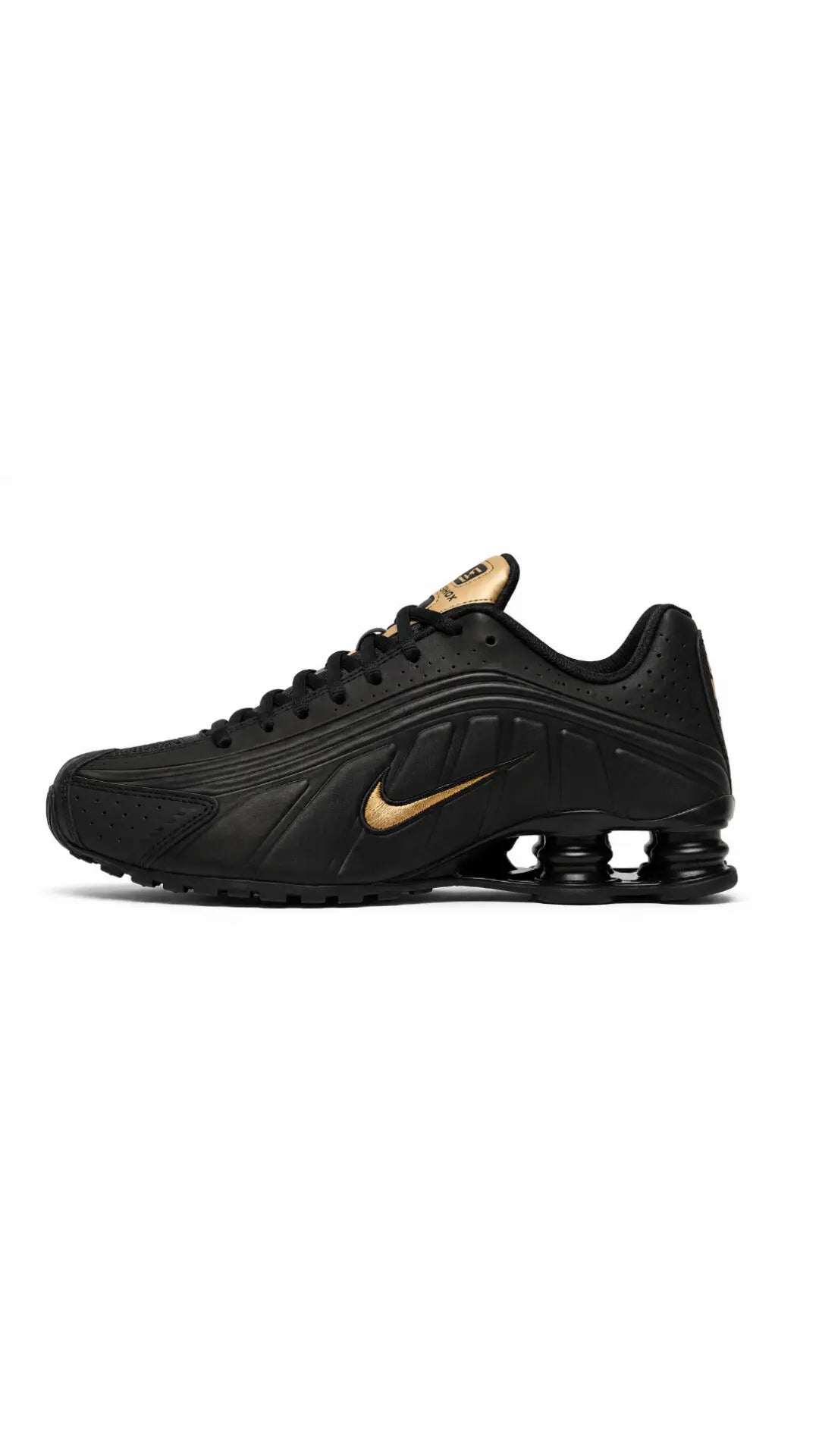 Nike_Shox R4 Black Metallic Gold Main image