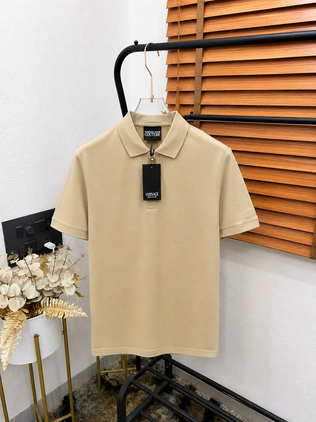 Versac_e Imported Very Premium Bio Washed Classic Polo T-shirt (DN 514) Main image