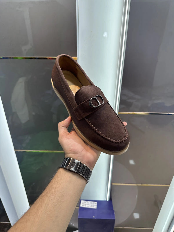 Dior_CD Logo Brown Premium Formal Loafer