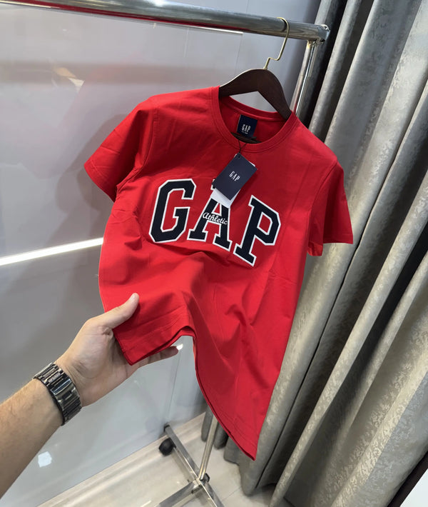 Gap Red Embroidery Logo Premium T-Shirt