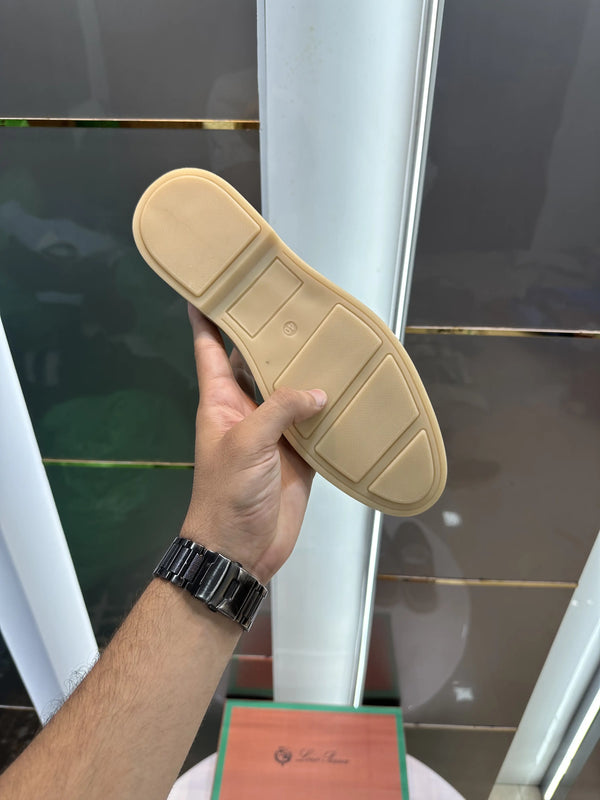 Loro_Piana Slip-Ons Black