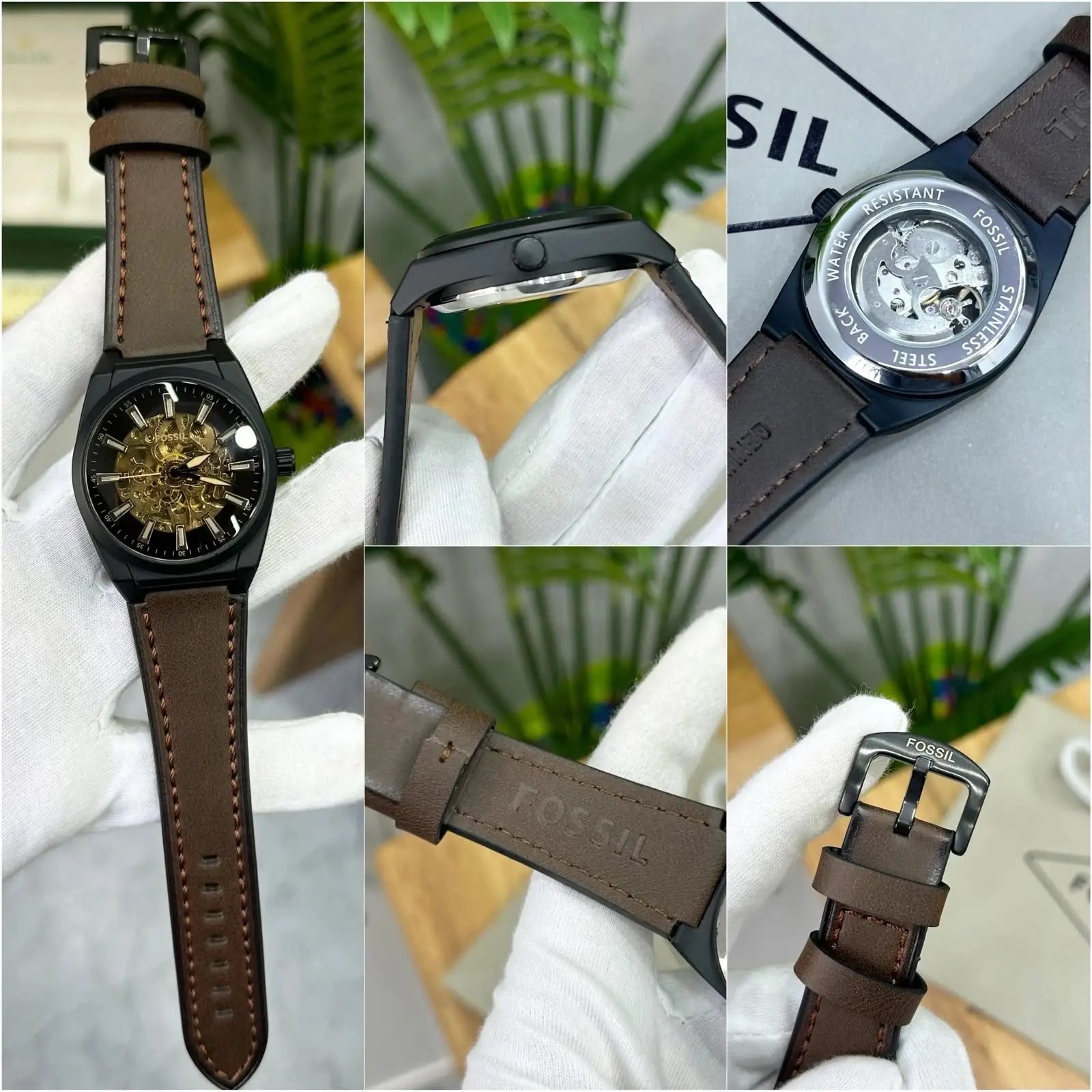 FOSSI.L EVERETT LEATHER AUTOMATIC Main image