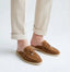 Loro_Piana Key Lock Slip-Ons Tan