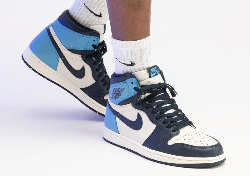 Nikee Air Jordan 1 High Obsidian Bl