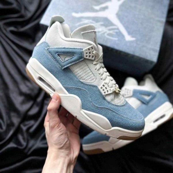 Nikkee Air Jordan Retro 4 TEX Denim