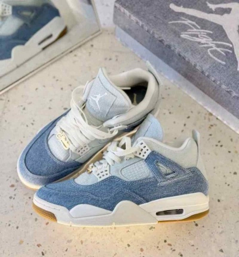 Nikkee Air Jordan Retro 4 TEX Denim