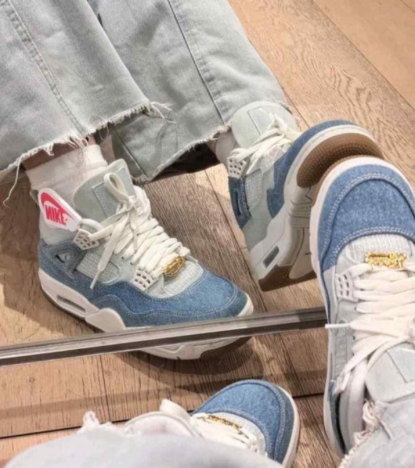 Nikkee Air Jordan Retro 4 TEX Denim