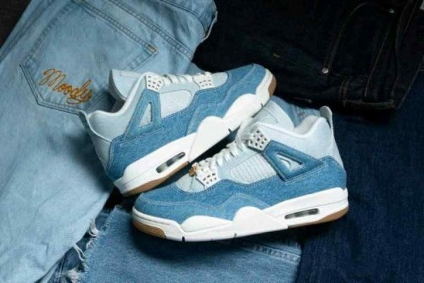 Nikkee Air Jordan Retro 4 TEX Denim
