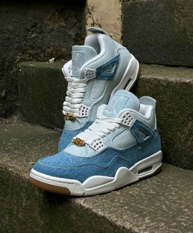 Nikkee Air Jordan Retro 4 TEX Denim