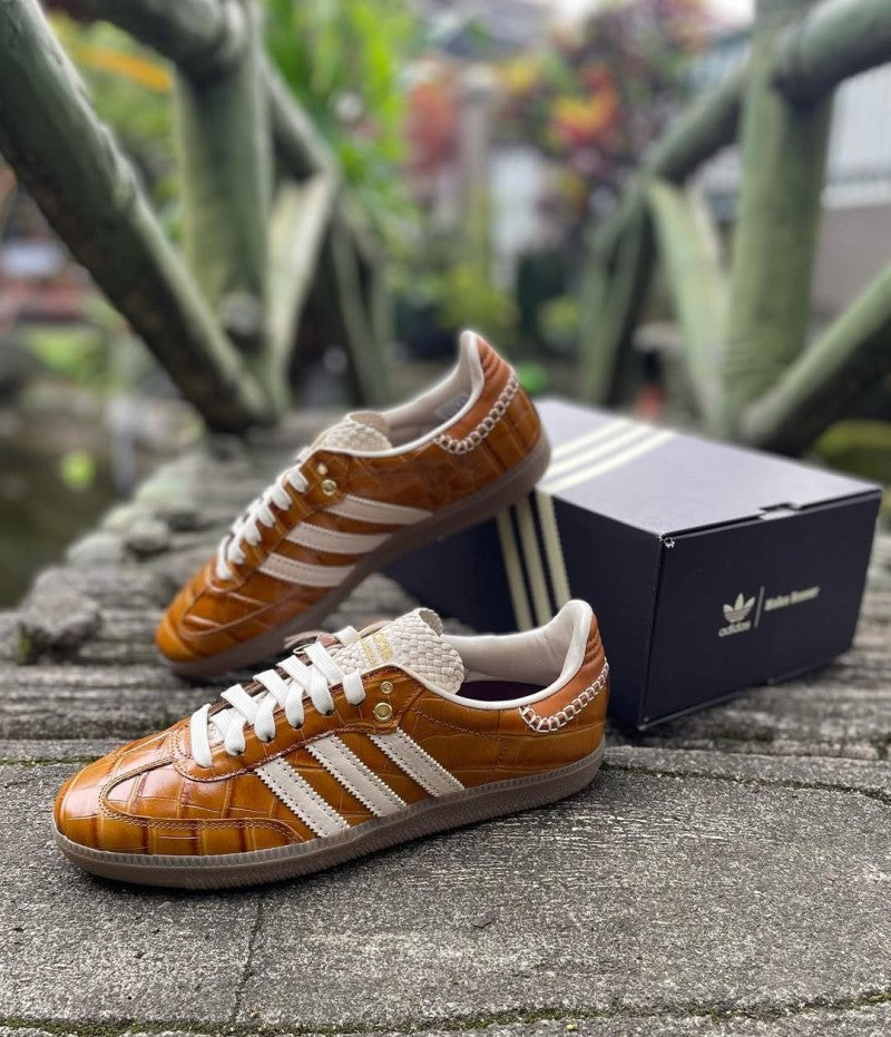 adidass samba x wales bonner Brown