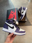 Nikee Air Jordan 1 High OG Court pu