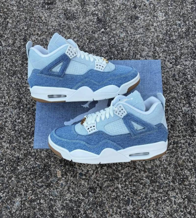 Air Jordan 4 Retro TEX Worn Blue De