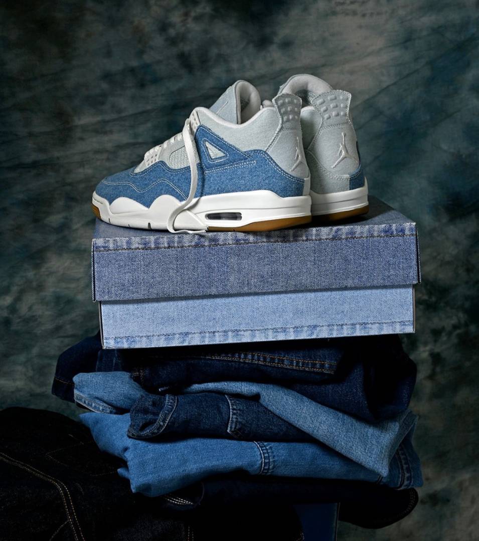 Air Jordan 4 Retro TEX Worn Blue De