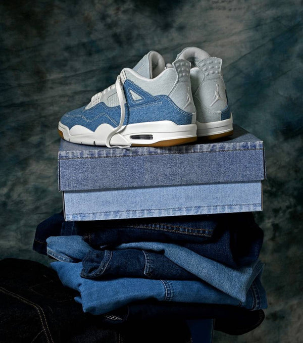 Air Jordan 4 Retro TEX Worn Blue De