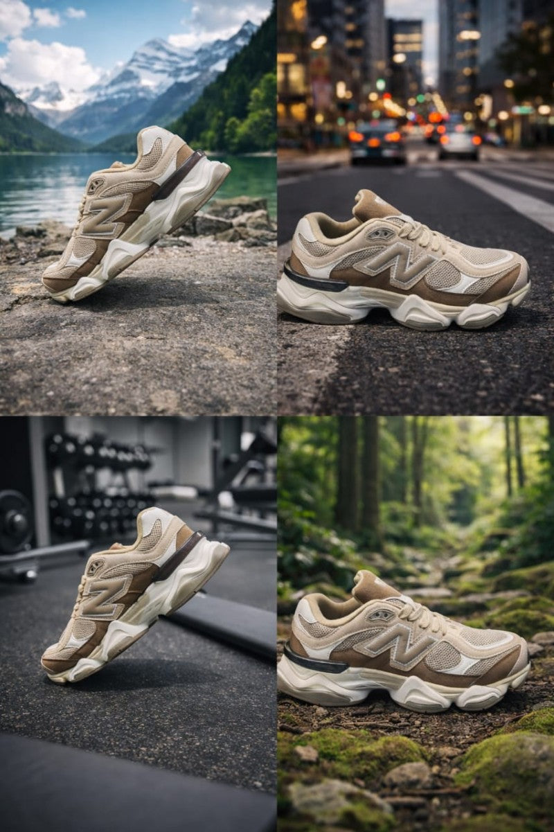 New Balance 9060 Sparrow Flat Taupe