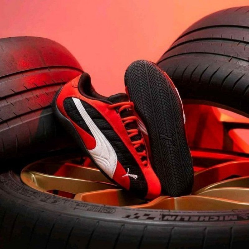 PUMAA SPEEDCAT PLUS RED WHITE