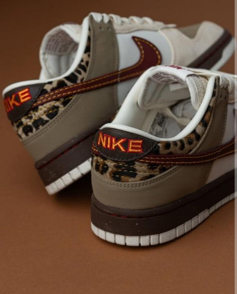 NIKEE DUNK LOW KHAKI LEOPARD