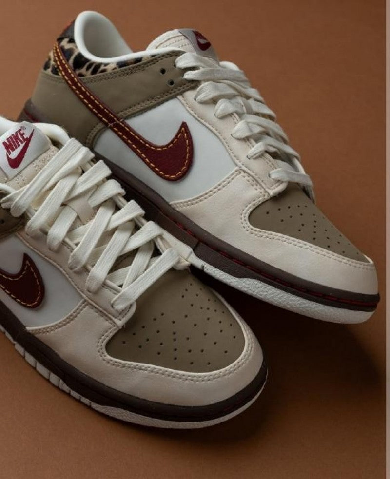 NIKEE DUNK LOW KHAKI LEOPARD