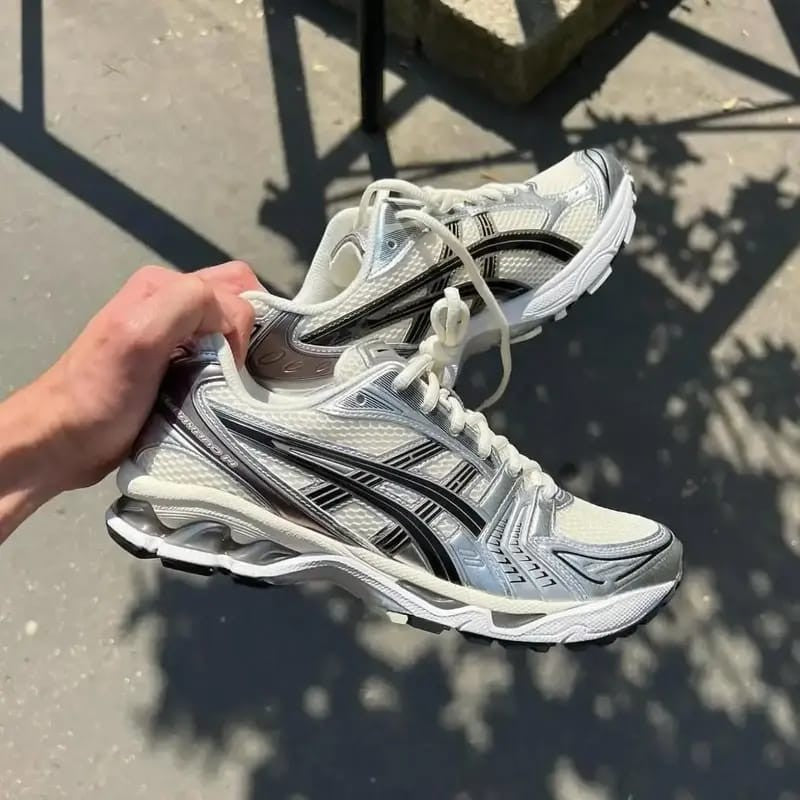 Asicss Gel Kayano 14 Cream Black Metallic Plum