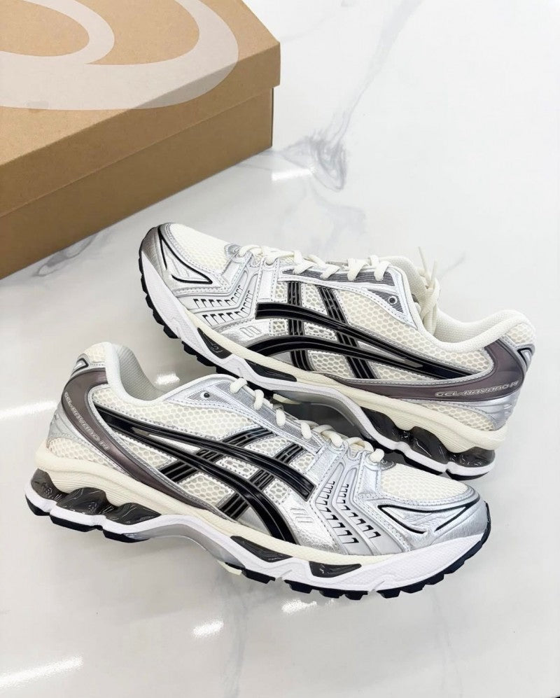Asicss Gel Kayano 14 Cream Black Metallic Plum