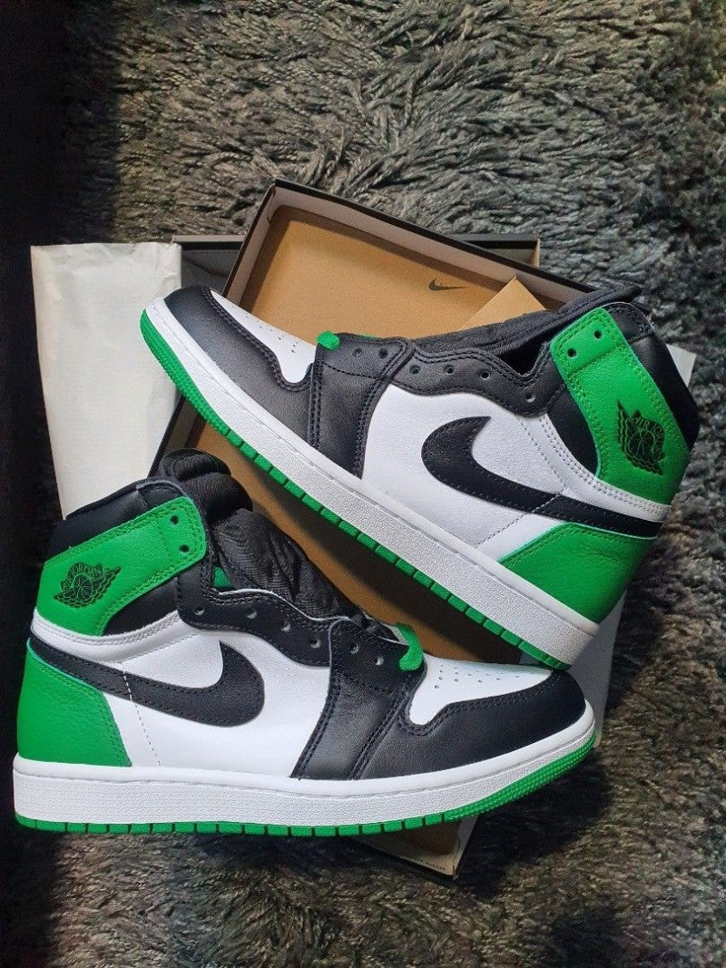 Nikee Air Jordan 1 High Lucky Green