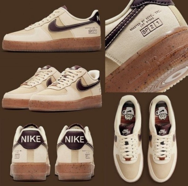 Nikee Airforce 1 Low Coffee Suede