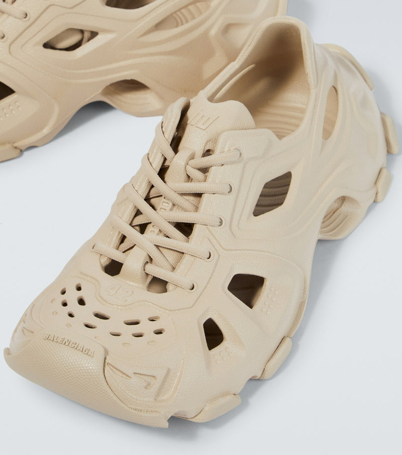 Balenciaga Mule Croc s Beige Lace
