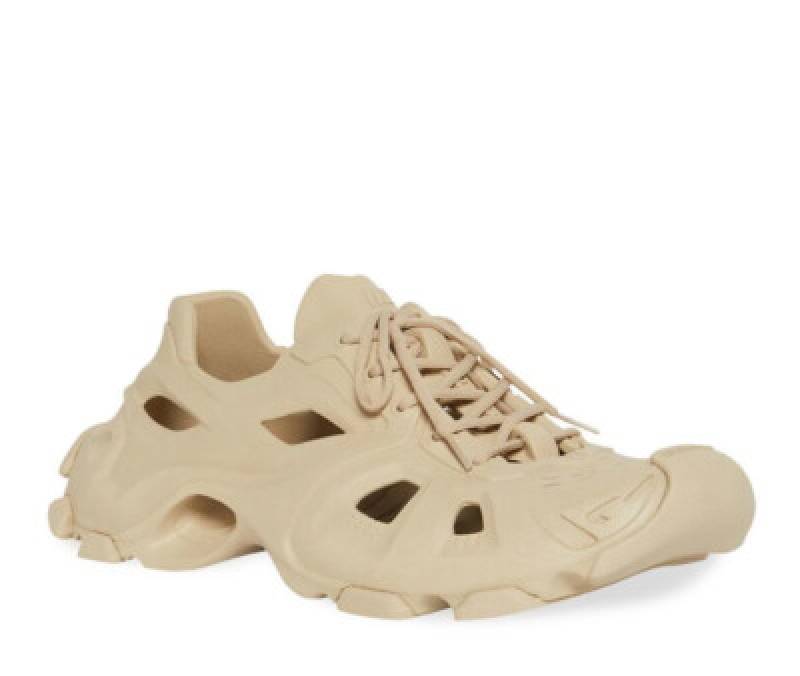 Balenciaga Mule Croc s Beige Lace