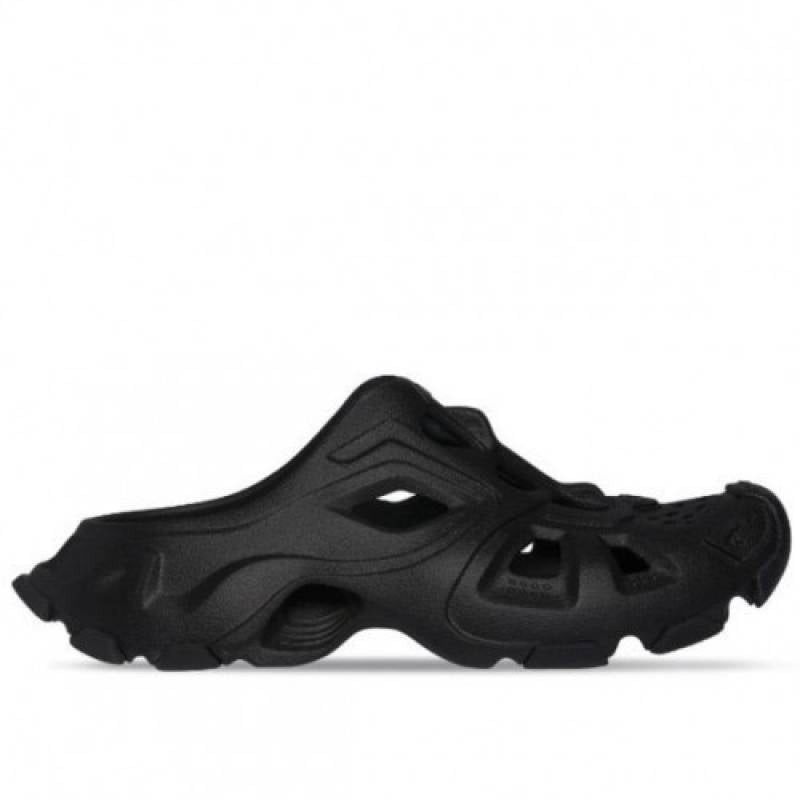 Balenciaga Mule Croc s Pure Black