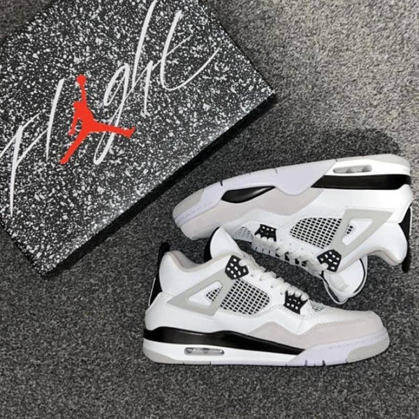 Nik e Air Jordan Retro 4 Military Semi Ua (524)