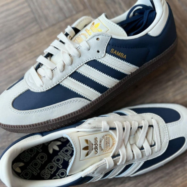 Adidass Samba Indigo Crew White Nav