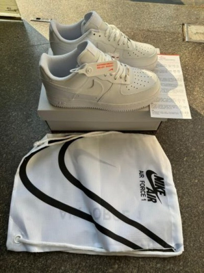 Nikee Airforce 1 Low MILKY WHITE LEATHER QUALITY WITH ALL ACCESSORIES AND KIT