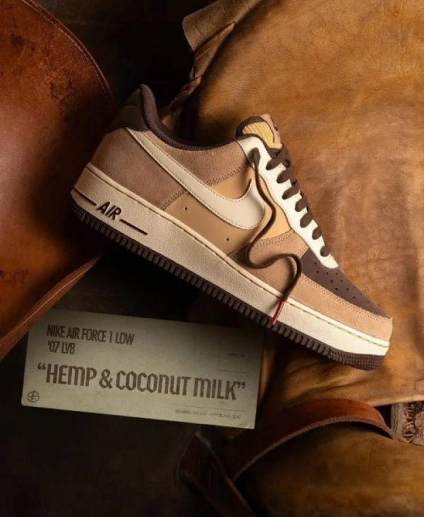 Nikee Airforce 1 HEMP COCONUT MILK