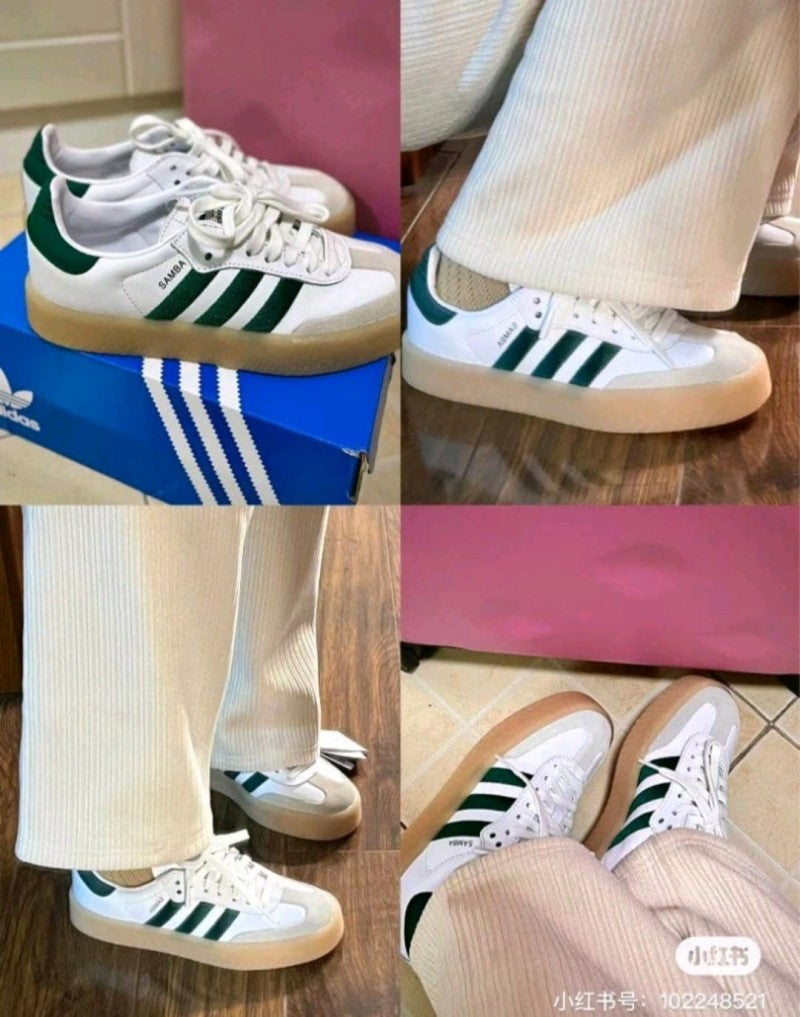 SAMBA TRAINER WHITE GREEN