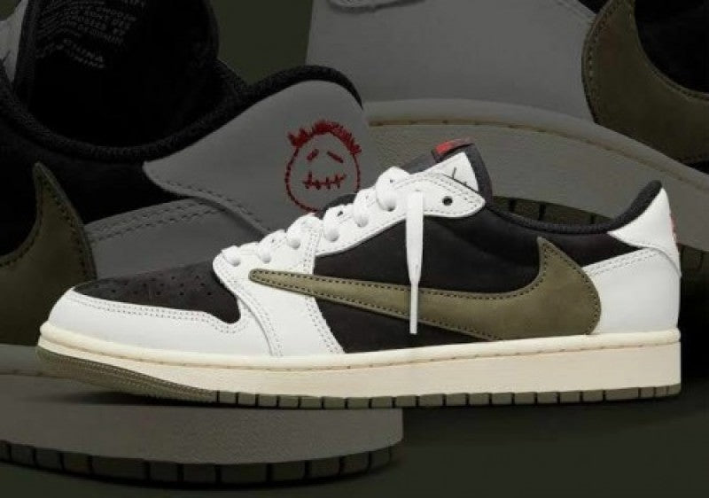 Travis Scott x Air Jordan 1 Low OG Olive FIX