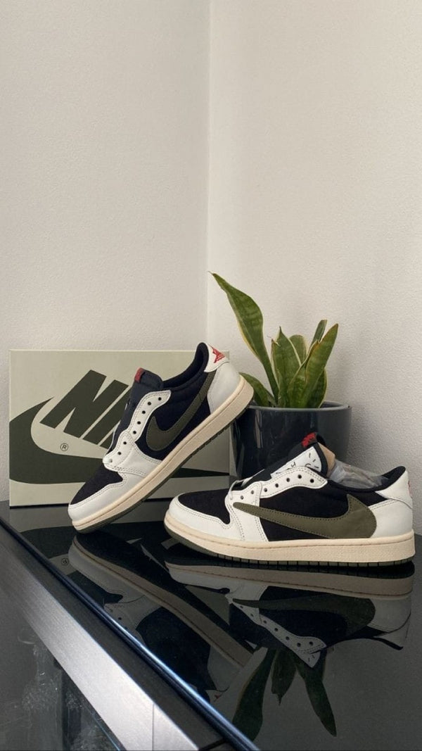 Travis Scott x Air Jordan 1 Low OG Olive FIX