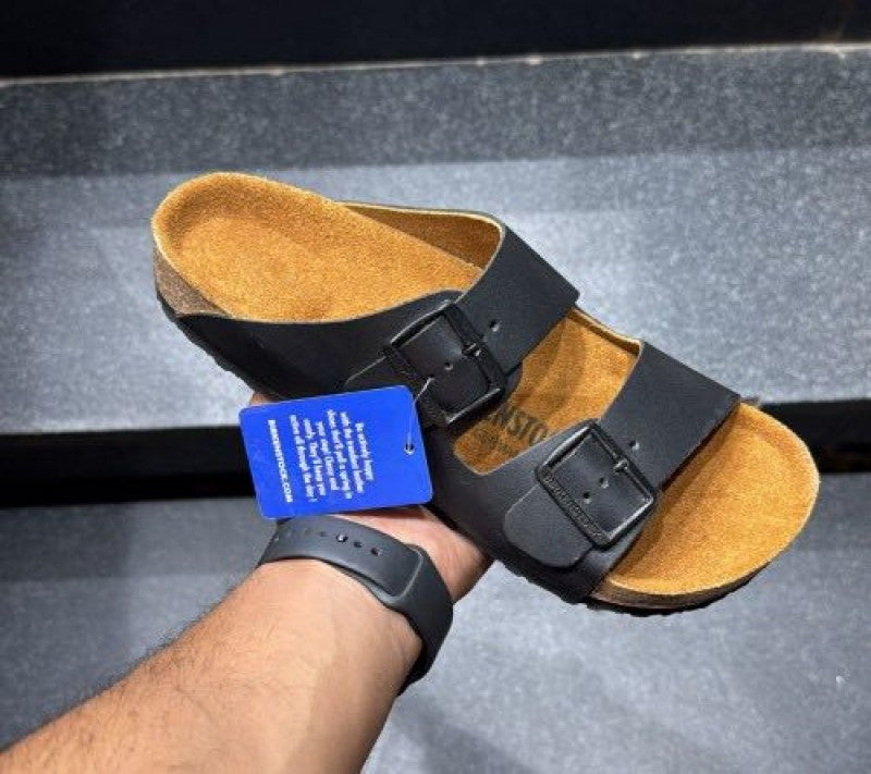 BIRKENSTOCK ARIZONA BLACK LETHER