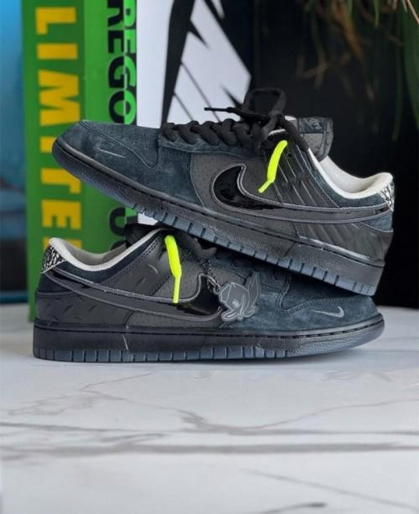 NNIKE SB DUNK DUCKS OF FEATHER BLACK UNIVERSITY OREGON SEMI UA
