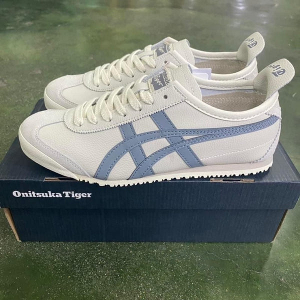 ONITSUKA TIGER MEXICO 66 WHITE GREY 1ST LETHER QUALITY