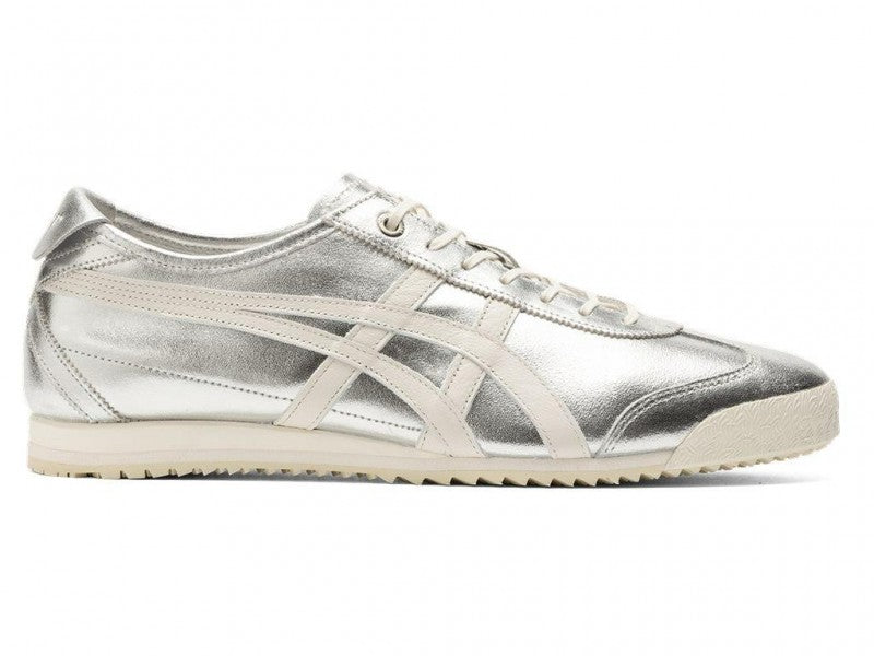 ONITSUKA TIGER MEXICO 66 SILVER WHITE 1ST LETHER QUALITY