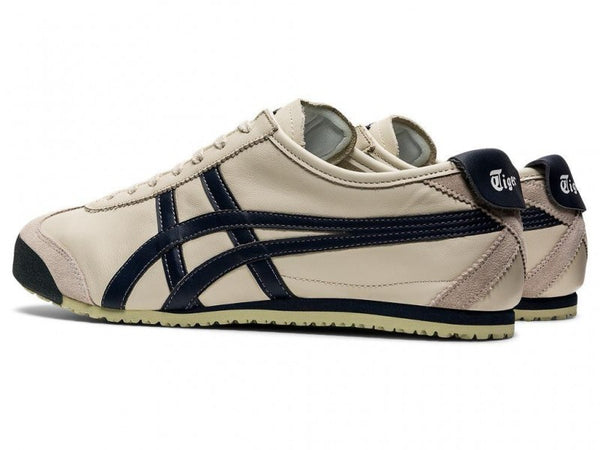 ONITSUKA TIGER MEXICO 66 BIRCH PEACOAT 1ST LETHER QUALITY WITH PATOU KEYCHIAN & 3 EXTRA LACES