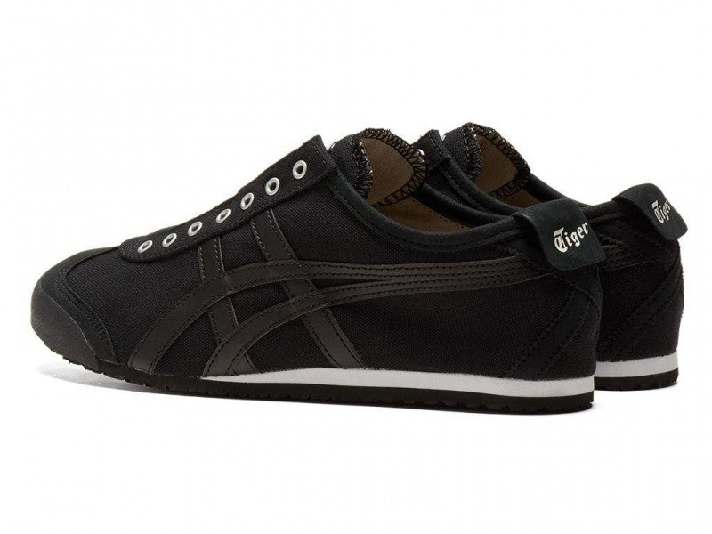 ONITSUKA TIGER MEXICO 66 SLIP ON ALL BLACK 1ST LETHER QULAITY