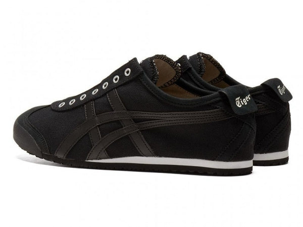 ONITSUKA TIGER MEXICO 66 SLIP ON ALL BLACK 1ST LETHER QULAITY