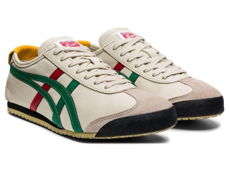 ONITSUKA TIGER MEXICO 66 BIRCH GREEN 1ST LETHER QULAITY
