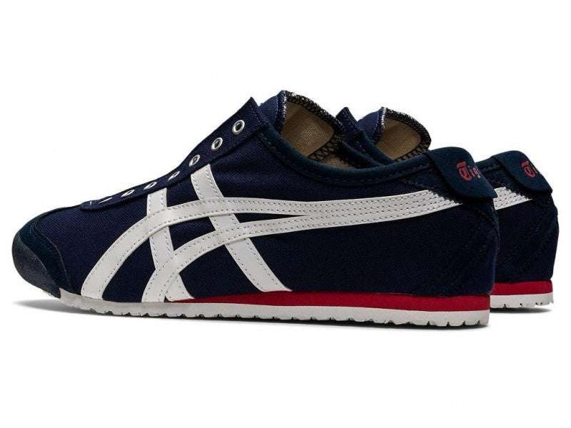 ONITSUKA TIGER MEXICO 66 SLIP ON NAVY 1ST LETHER QULAITY