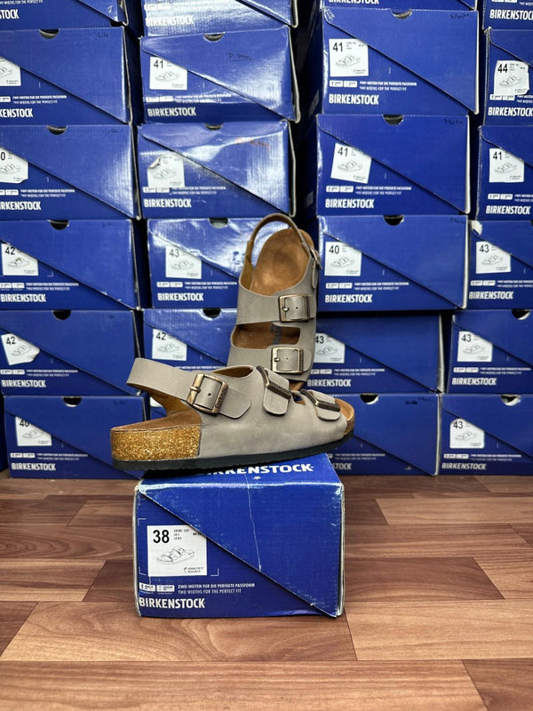 BIRKINSTOCK BIRKO SANDALS GREY