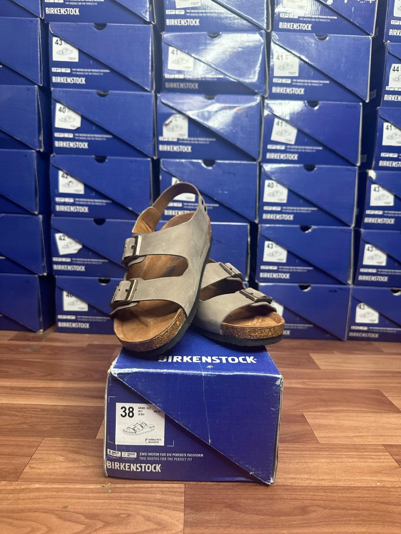 BIRKINSTOCK BIRKO SANDALS GREY