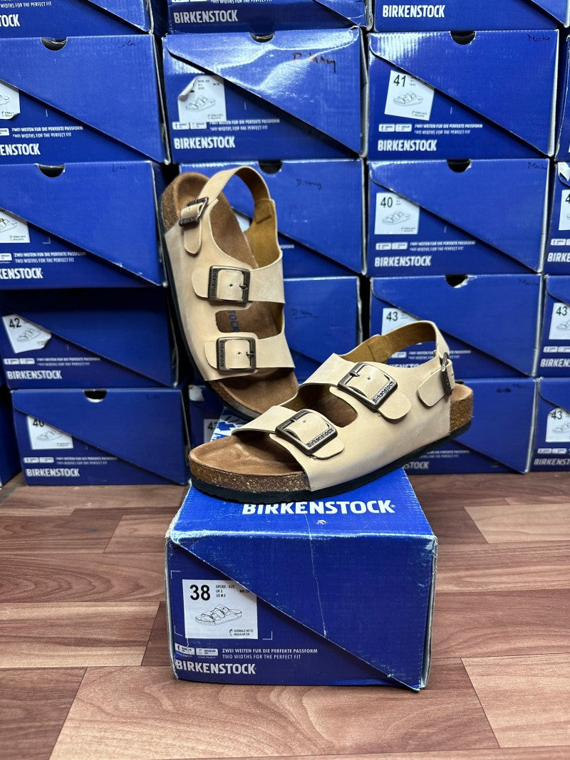 BIRKINSTOCK BIRKO SANDALS BEIGE