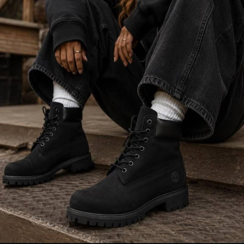 Timberland 6 Inch Premium Boot Black Secondary image