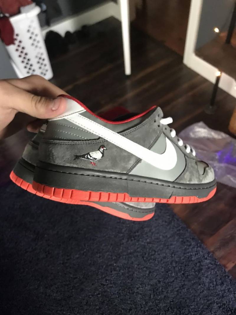 Jeff Staple x Nik e Dunk Low Pro SB Pigeon Suede Quality 